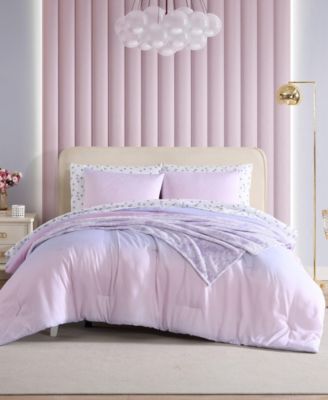 Betsey Johnson Ombre Reversible 6-Pc. Comforter Set, Twin