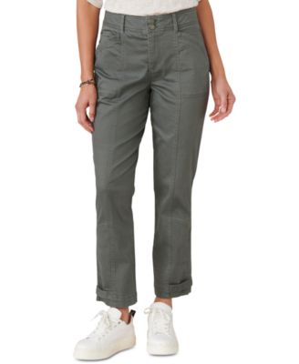 Democracy Petite "Ab"solution High-Rise Tapered Utility Pants