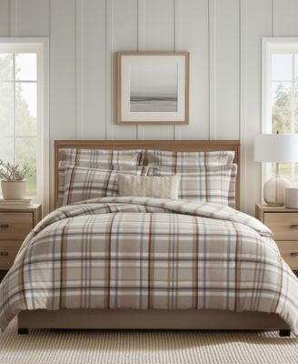 Levtex Home Spencer клетчатый фланелевый комплект постельного белья, Twin/Twin XL