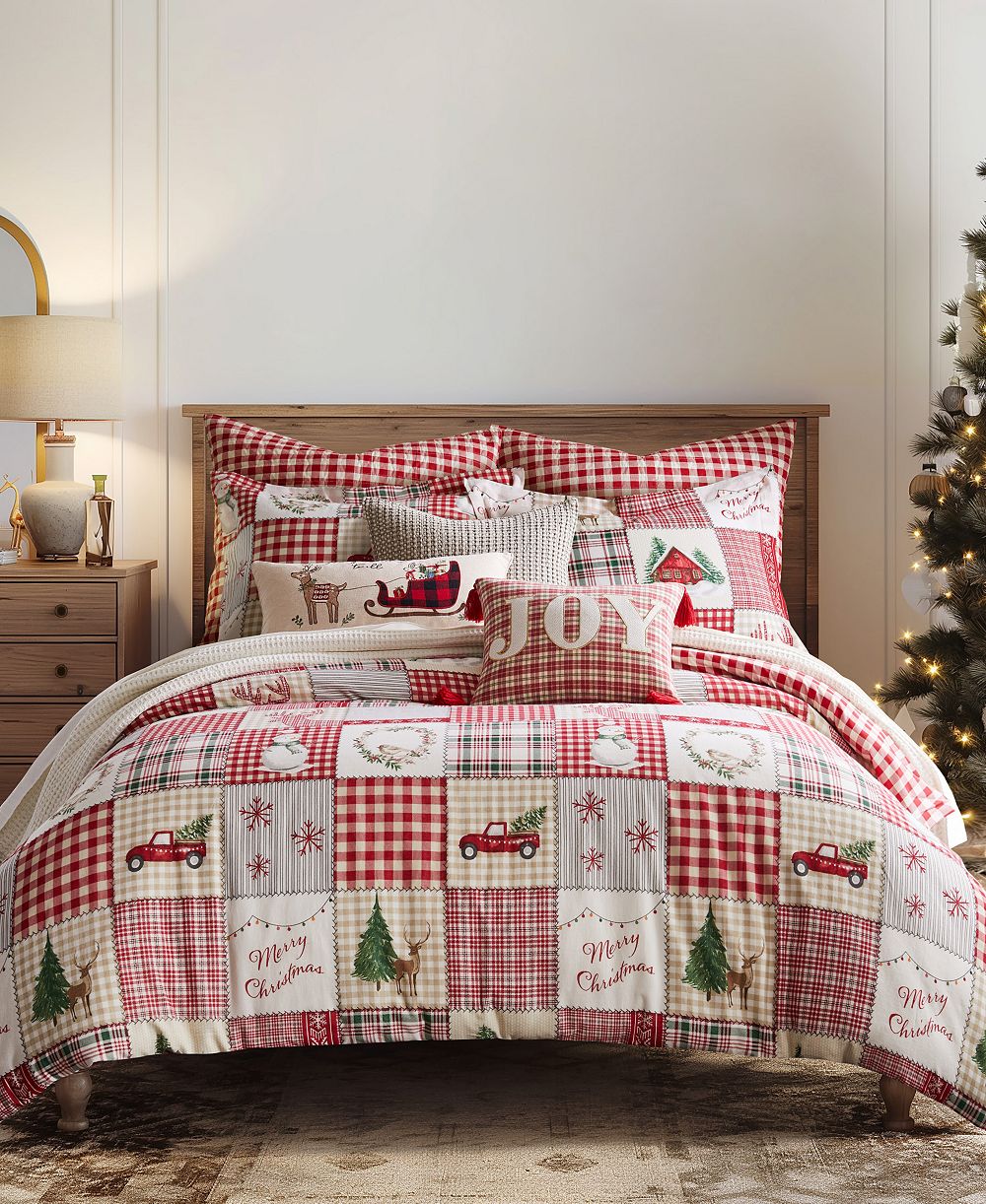 Комплект из 3-х деталей пододеяльник Levtex Home for Christmas Reversible, King