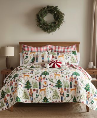Levtex Home Nutcracker двусторонний комплект стёганых одеял 3 предмета, Full/Queen
