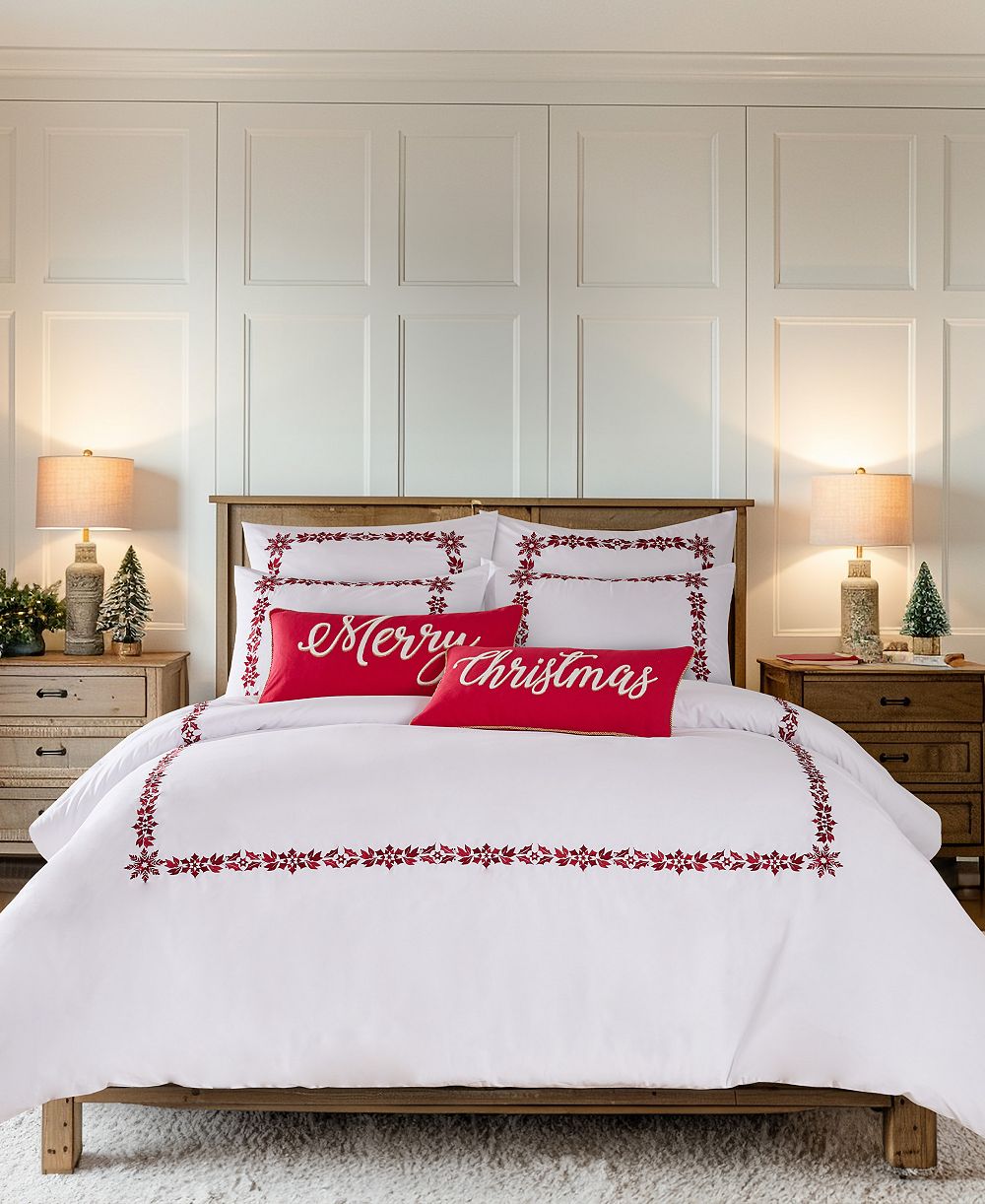 Levtex Home Holly Thistle Embroidered 2-Piece Duvet Cover Set, Twin