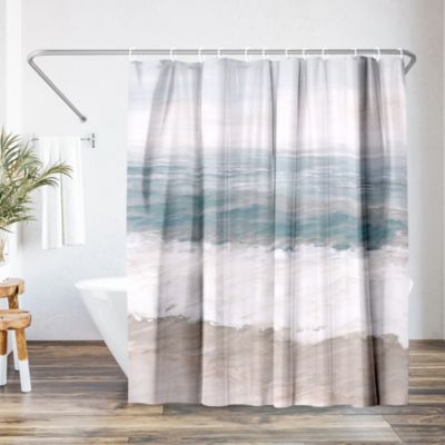 Americanflat Coastal Shower Curtain by PI Creative Art, 71" x 74"