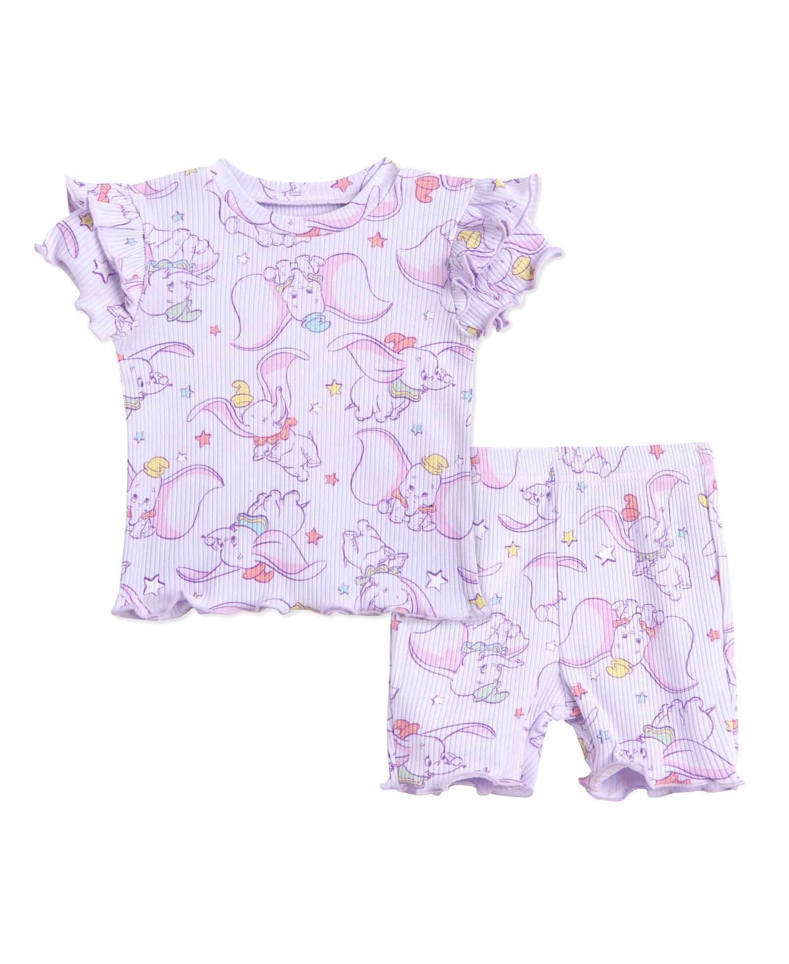 Bambi Baby Girls набор: футболка и велосипедки Disney Winnie the Pooh, Minnie Mouse, Lilo & Stitch