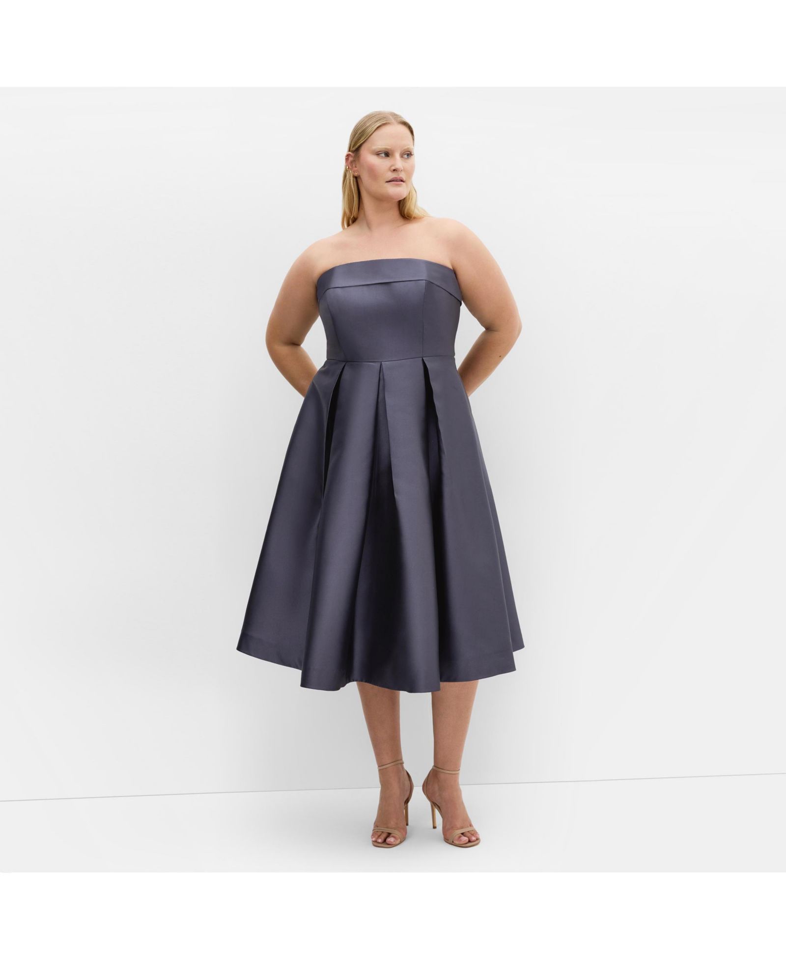 Платье миди CITY CHIC Women's Tiffany Strapless