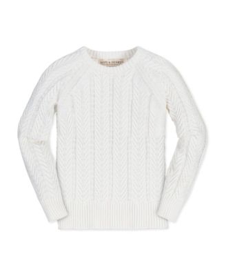 Детский джемпер Hope & Henry Organic Raglan с вязаным узором