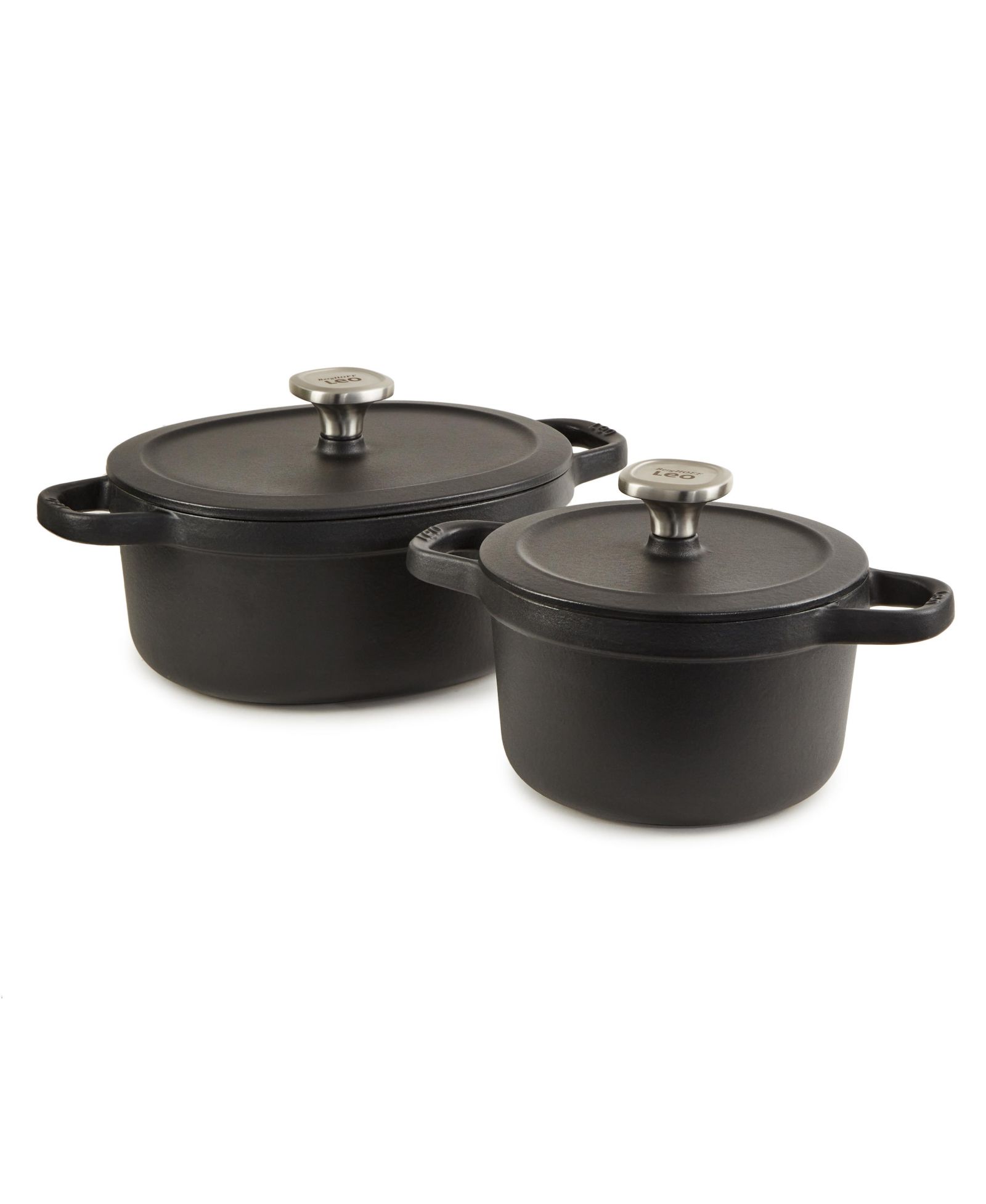 BergHOFF Leo Graphite набор кастрюль из чугуна 4 шт