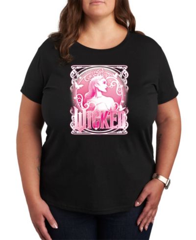 Футболка Hybrid Apparel Plus Size Wicked Glinda Graphic Crew Neck