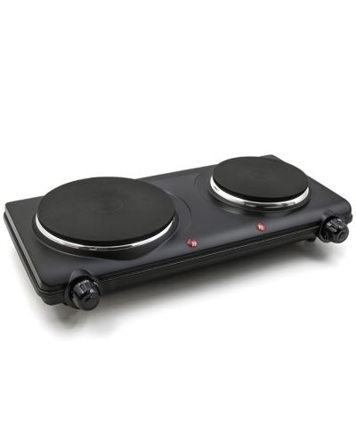 Elite Cuisine Electric Double Cast Burner Hot Plate