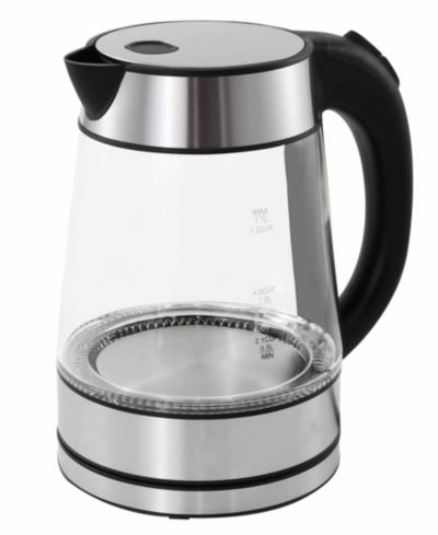 Elite Cuisine беспроводной стеклянный чайник, 1.8 Quart