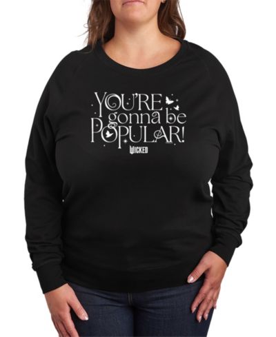 Hybrid Apparel Plus Size Wicked Graphic Pullover T-Shirt