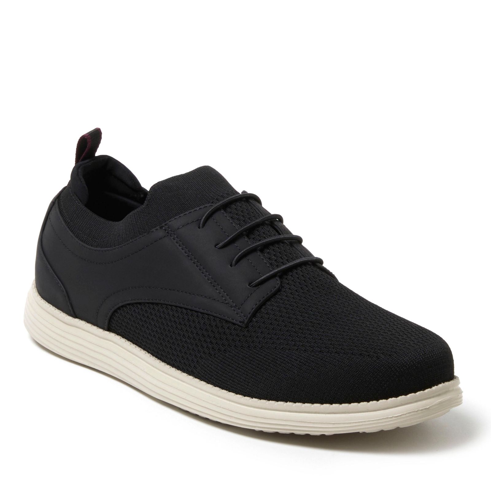 Dearfoams Men's Nash Stretch Knit Oxford Slip On Sneaker