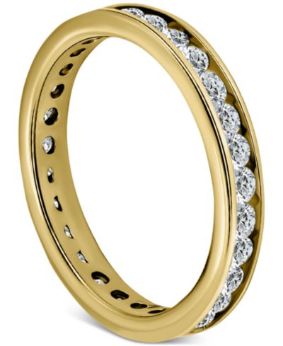 Кольцо Giani Bernini Eternity из фианита в позолоченном серебре 18k