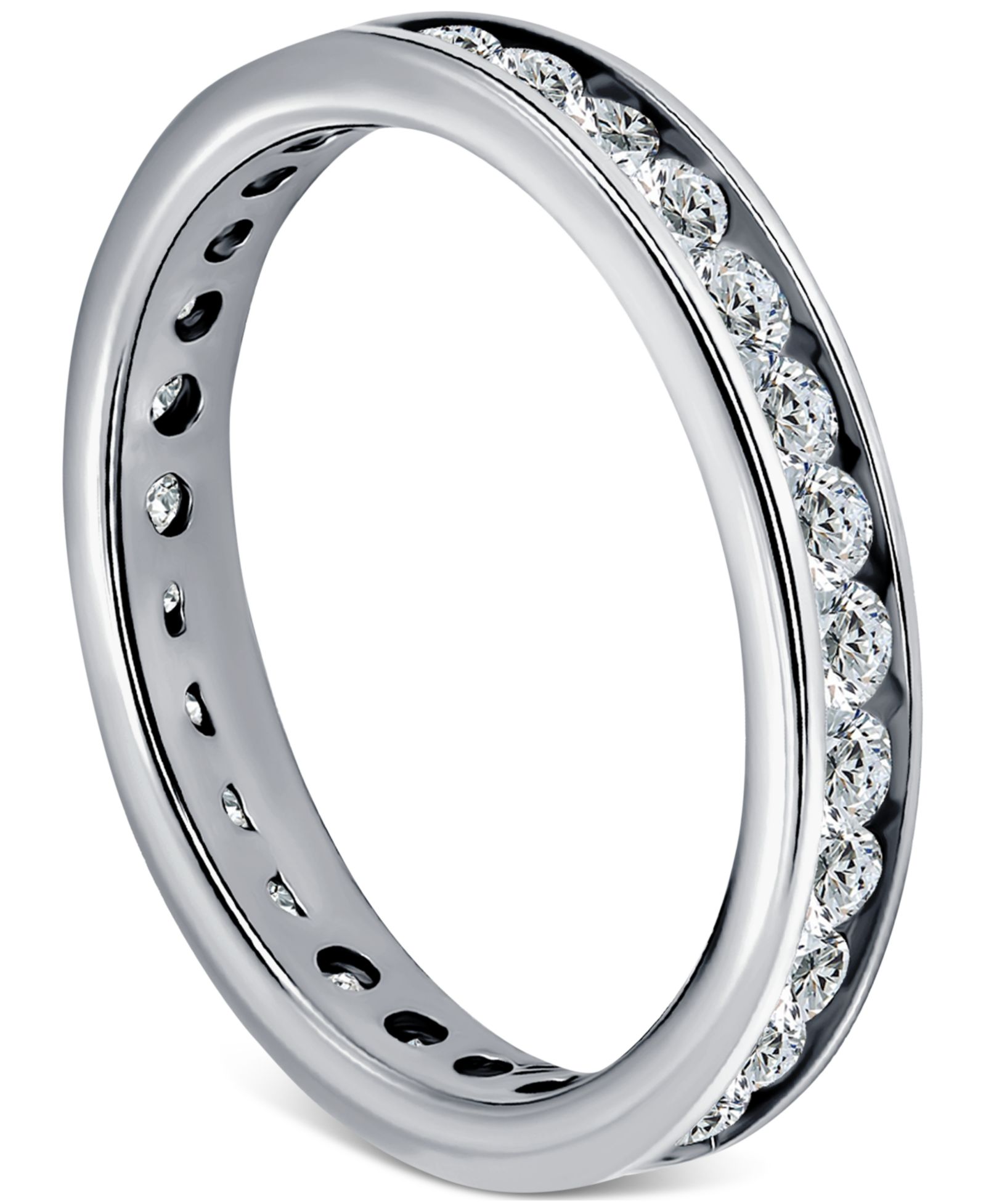 Giani Bernini Cubic Zirconia Eternity Band in 18k Gold-Plated Sterling Silver, Exclusively at Macy's
