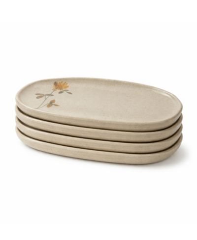 PORTO BRASIL Campestre Medium Shallow Oval Platters, Set of 4