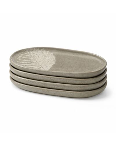 PORTO BRASIL Seiva Medium Shallow Oval Platters, Set of 4