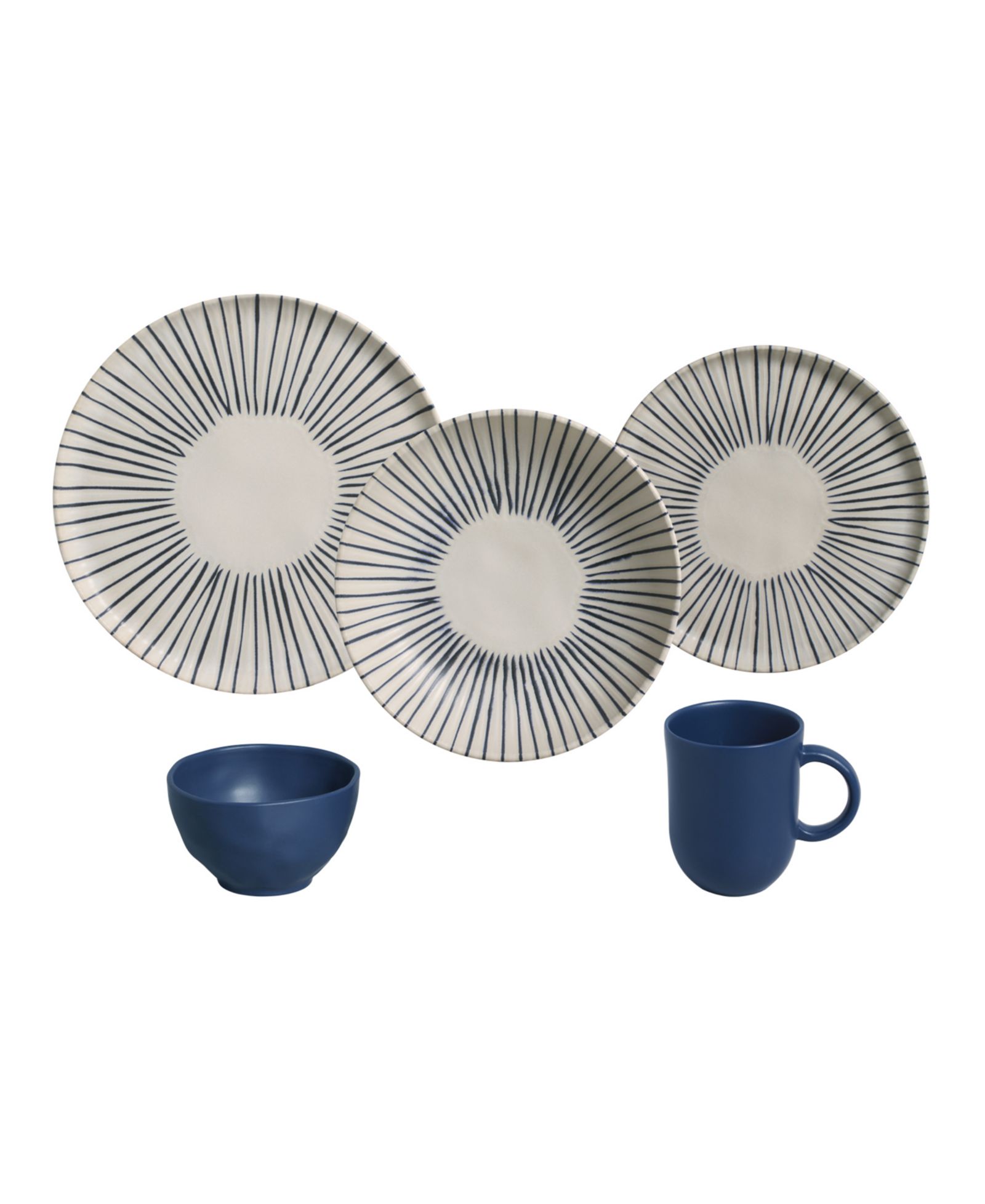 PORTO BRASIL Elemento 20 Pc. Dinnerware Set, Service for 4