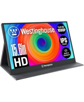 Портативный монитор Westinghouse 15.6" 1080p IPS HDR с магнитной крышкой-подставкой Mini HDMI и USB-C