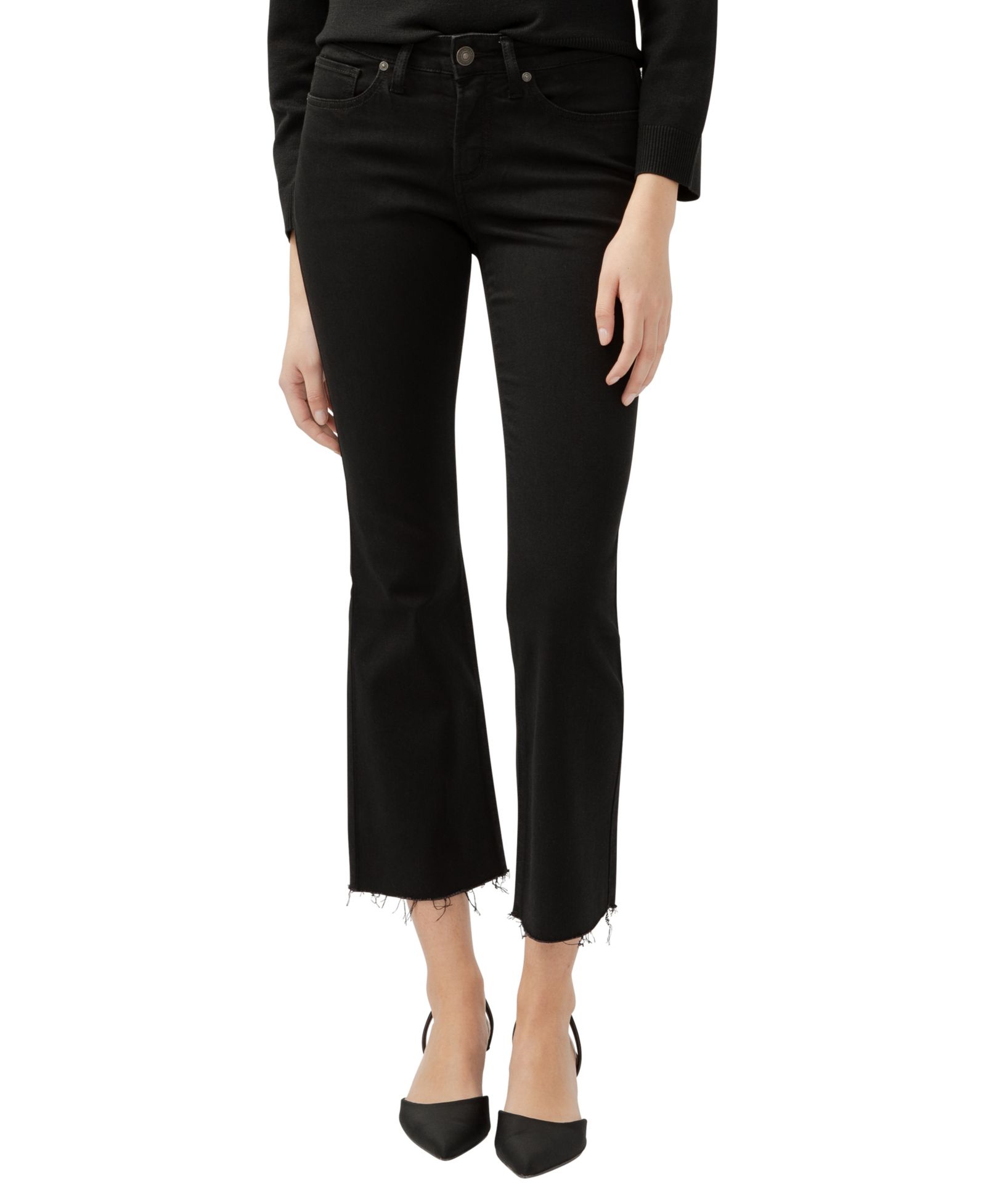 Женские джинсы Silver Jeans Co. Suki Mid Rise Curvy Fit Kick Flare