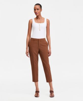 I.N.C. International Concepts Women's Slim Leg Cropped Pants, Exclusively at Macy's