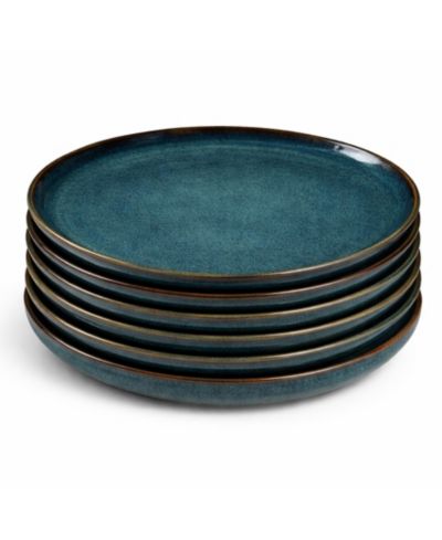 PORTO BRASIL Stoneware Dinner Plates, Set of 6