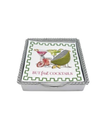 Набор салфеток Mariposa Lime Wedge Beaded