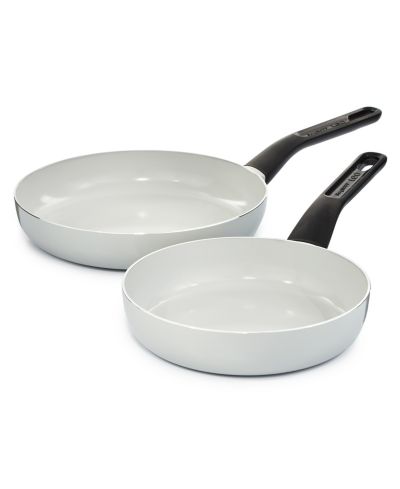 BergHOFF Leo Glints 2Pc Ceramic Nonstick Fry Pan Set, Spirit