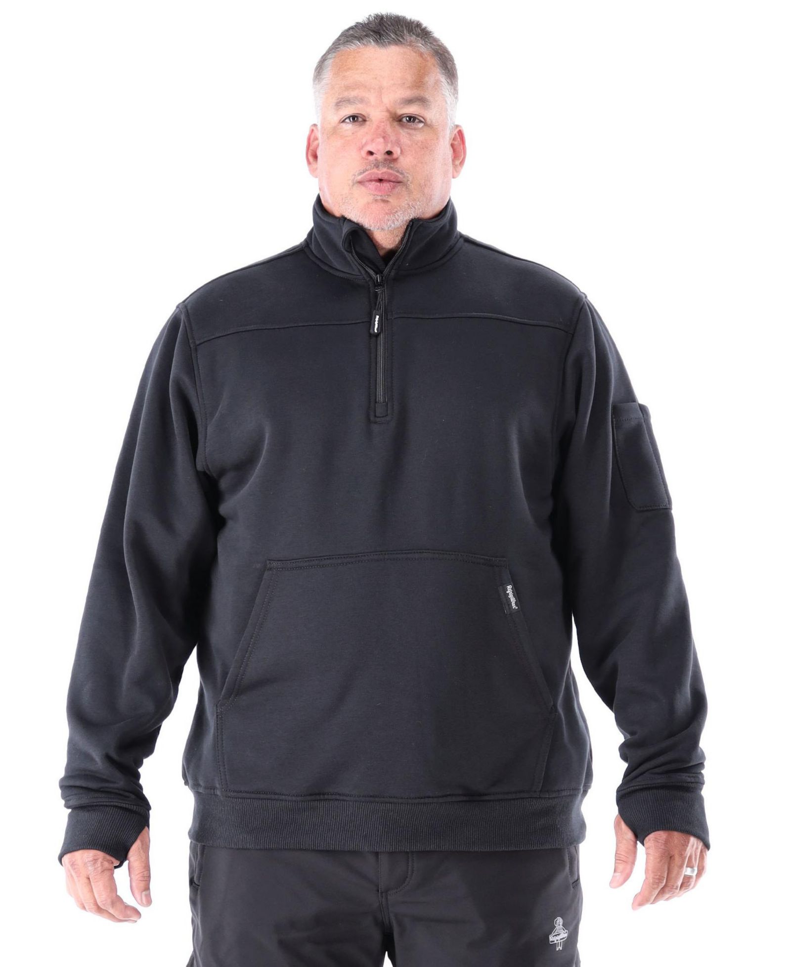 RefrigiWear Men's Quarter-Zip Sweatshirt - Insulated Work Pullover with Thermal Comfort