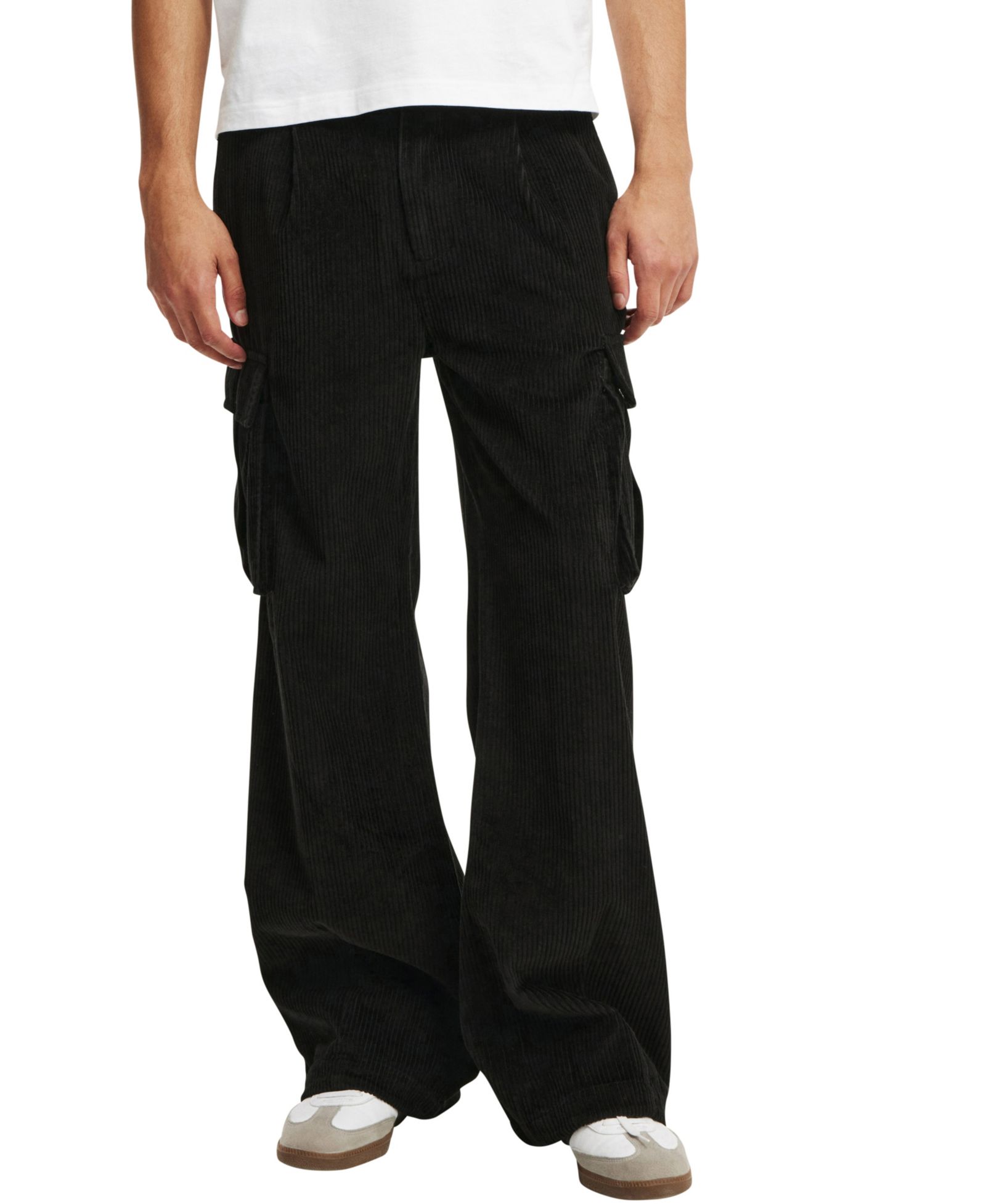 COTTON ON Men's Baggy Pleat Cargo Pant