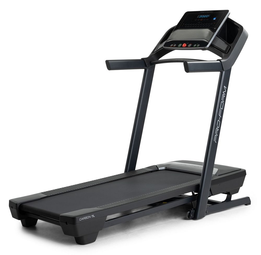 ProForm Carbon TL Treadmill for Walking and Running with 5 inch Display, Built-In Tablet Holder and SpaceSaver Design