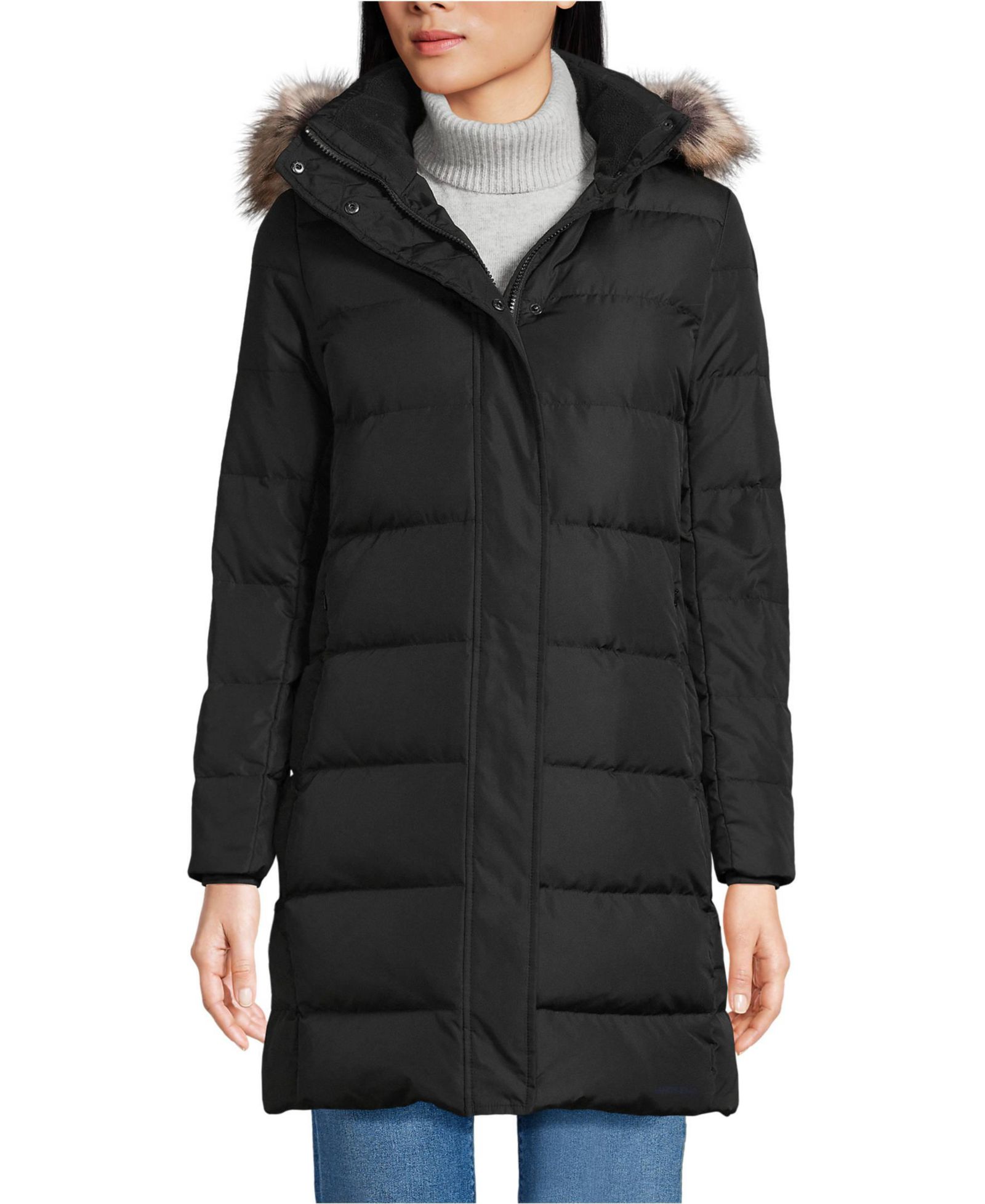 Женское пальто Lands' End Petite Max 600 Down Puffer
