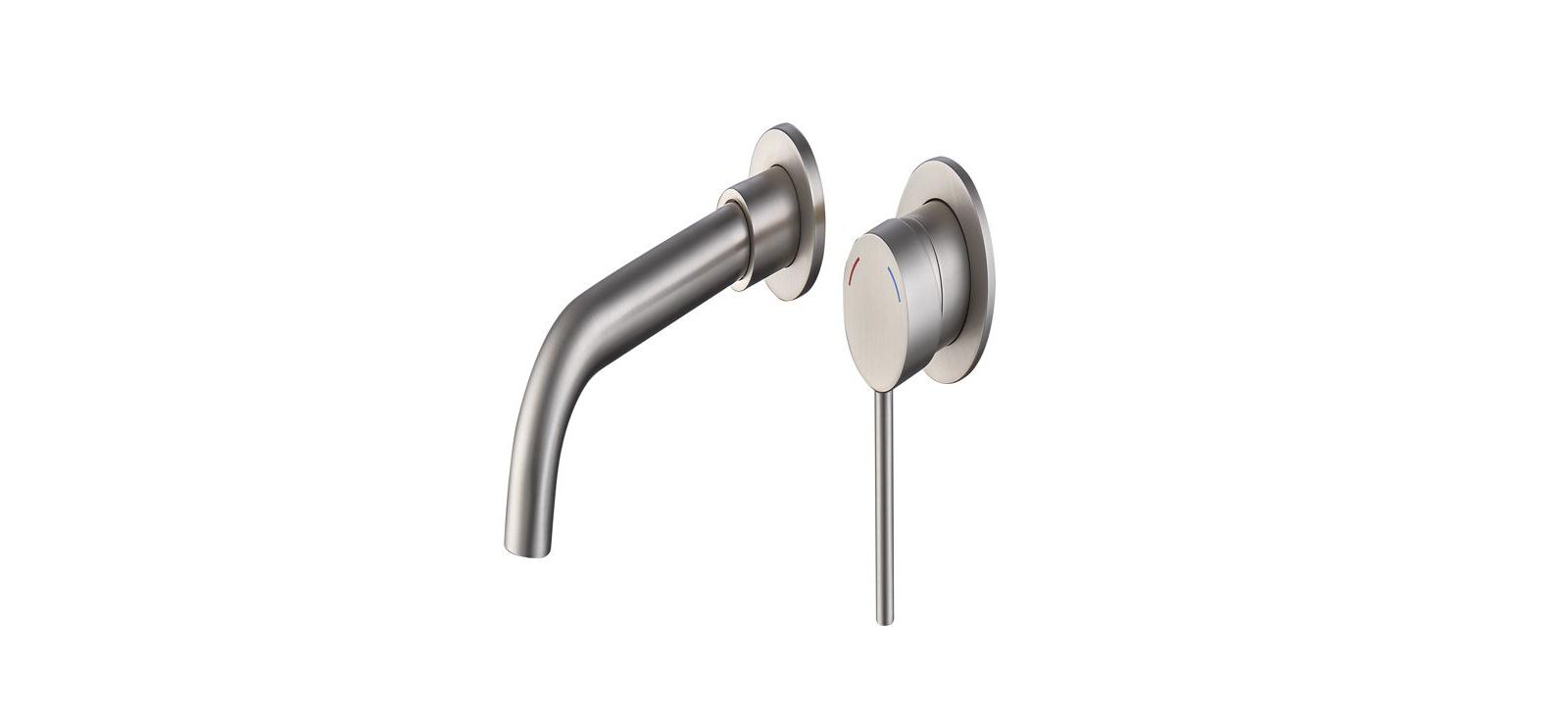 Slickblue Stylish Space-Saving Wall-Mount Bathroom Sink or Bathtub Faucet