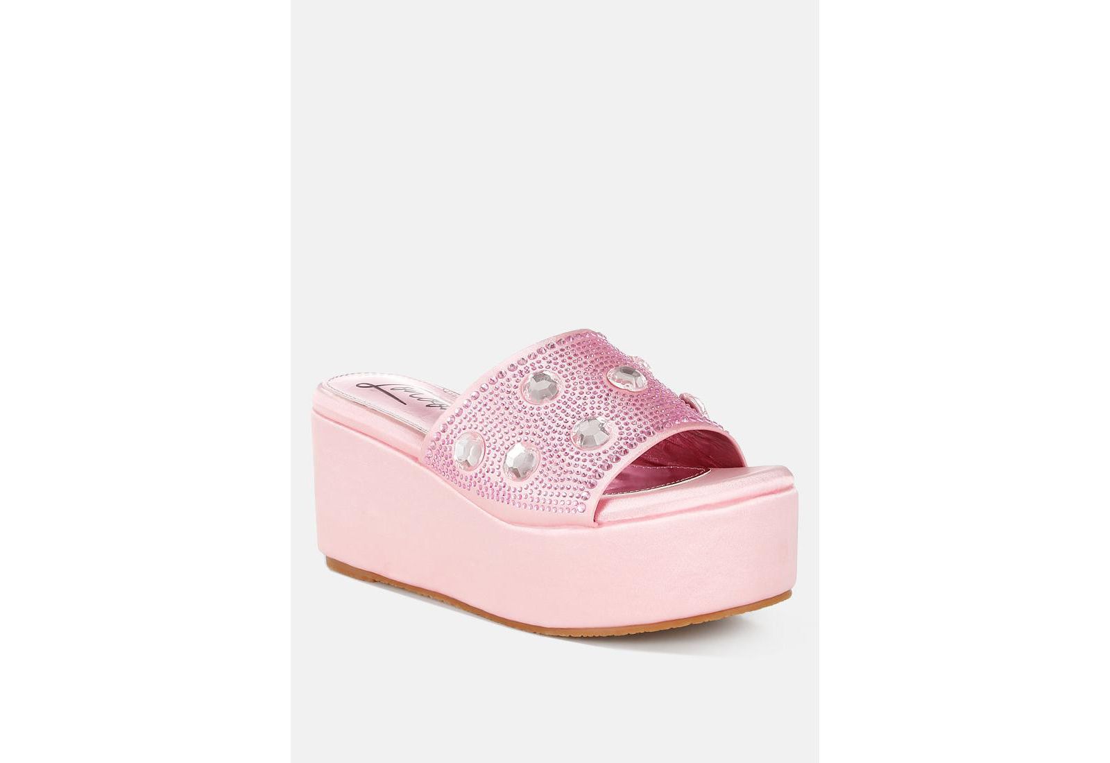 Женские сандалии London Rag Meta charts Diamante and Rhinestone Flatform
