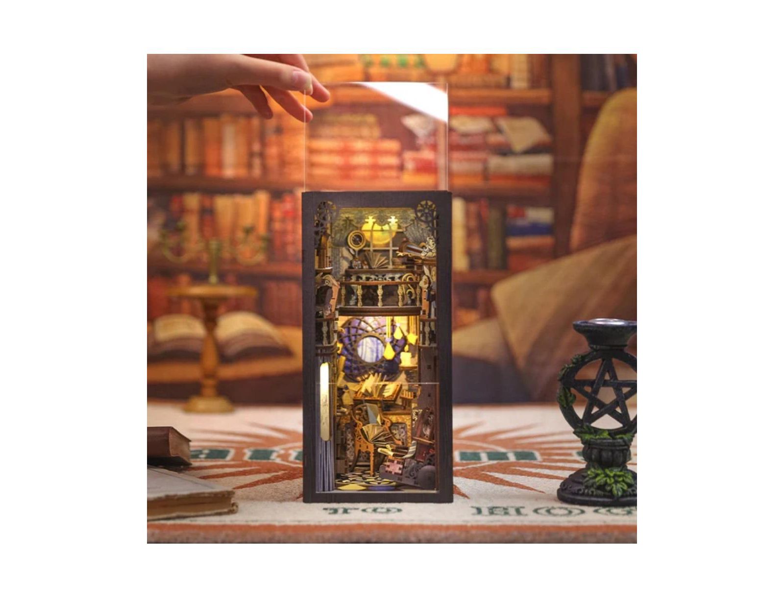Cutebee набор для создания миниатюрного домика DIY Book Nook Nebula Common Room