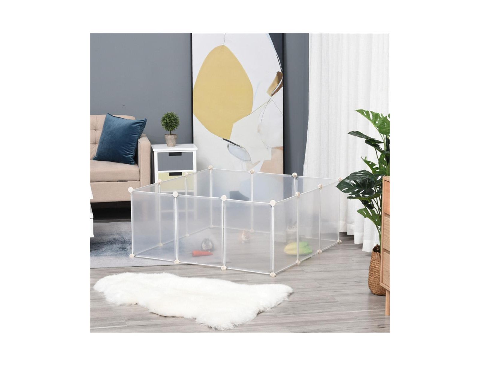 Игровое вольер Slickblue DIY для собак и мелких домашних животных