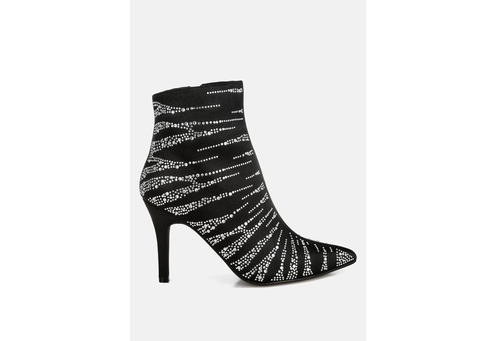 London Rag Женские праздничные ботильоны Toget Satin Rhinestone