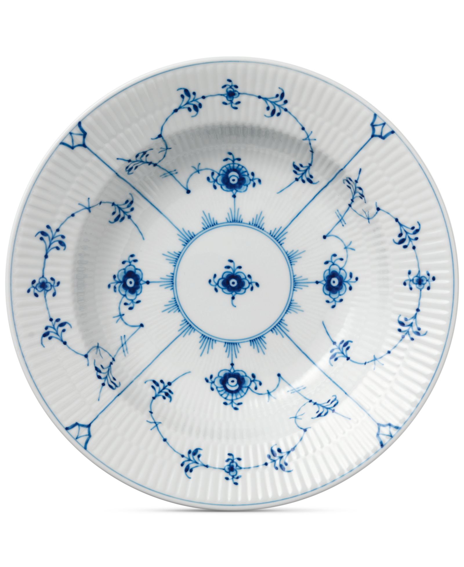 Миска для супа Royal Copenhagen Blue Fluted Plain Rim