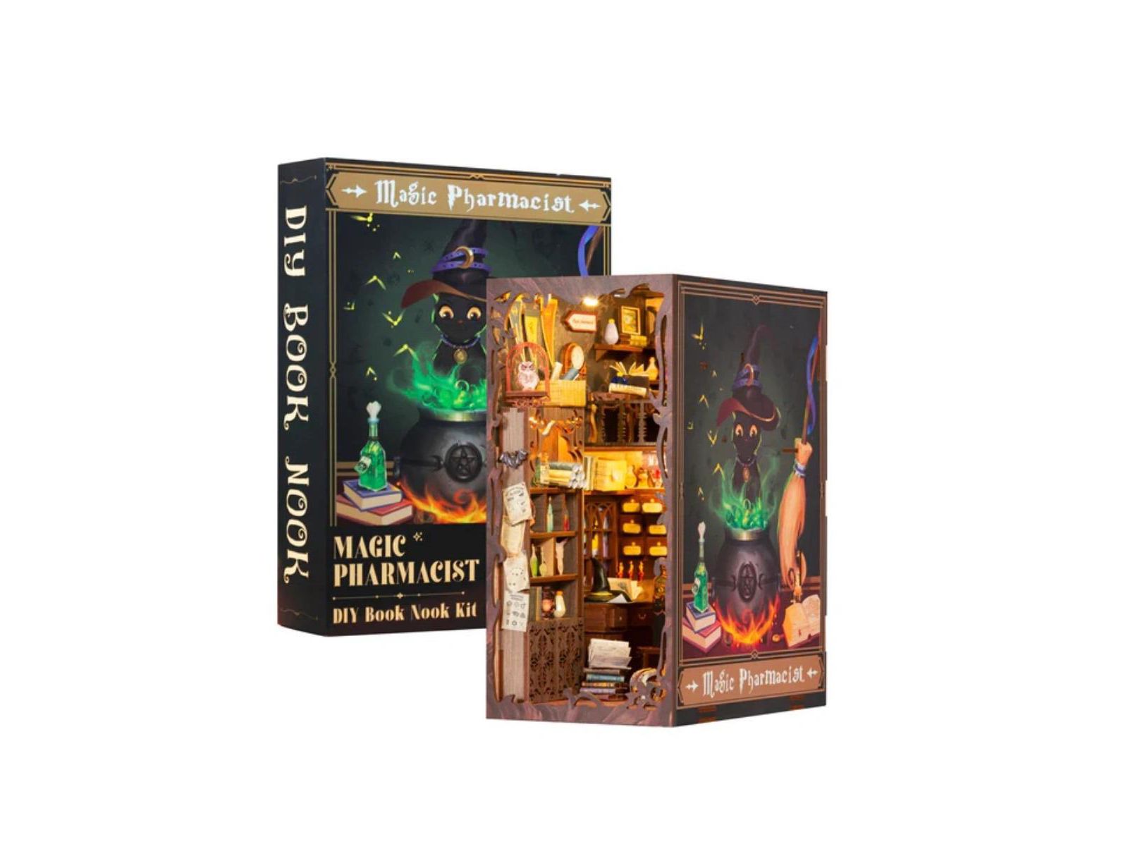 Набор DIY миниатюрный дом Cutebee Book Nook Kit Magic Pharmacist