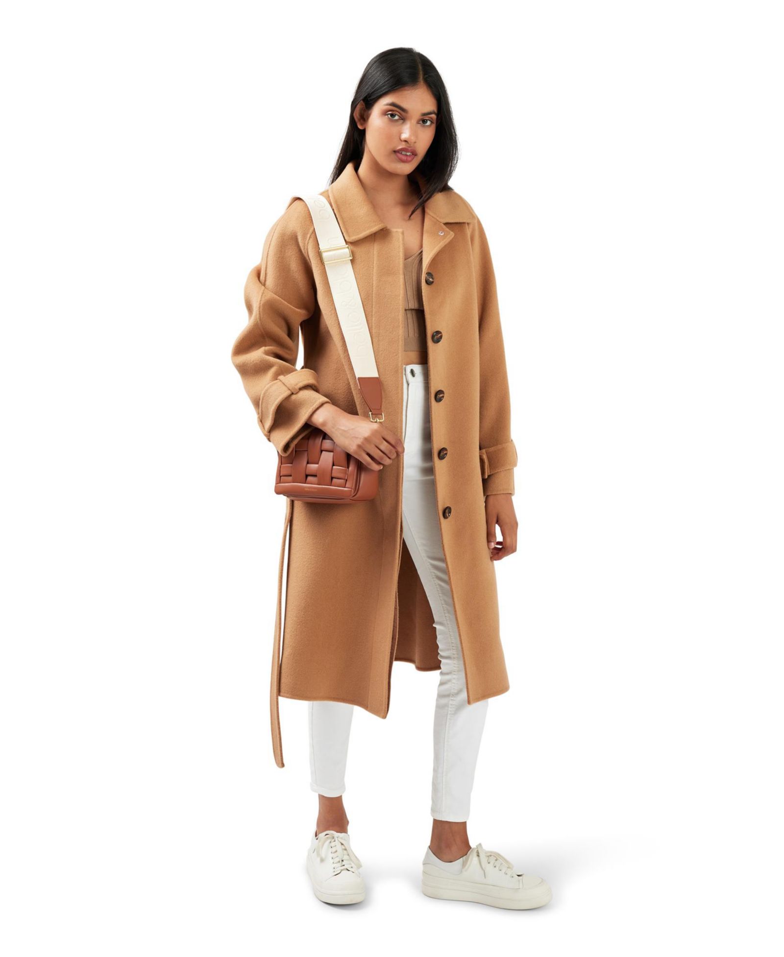Belle & Bloom Women's Shore To Shore Belted Wool Coat