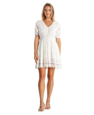 La Moda Clothing Женское платье без рукавов с V-образным вырезом