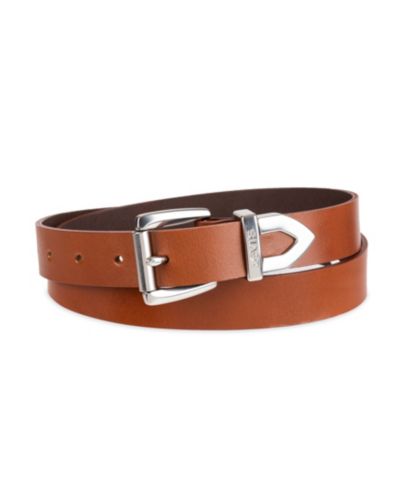 Levi's Women's Western Metal Tip End Leather Extended Size Belt