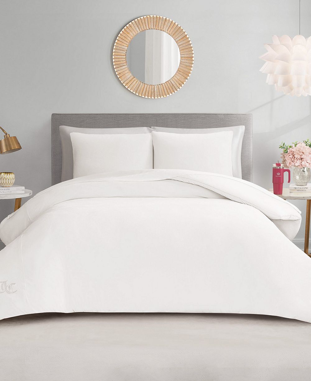 Juicy Couture Velour 3-Pc. Comforter Set, Full/Queen