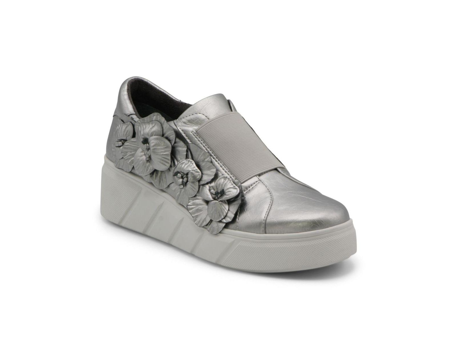 Charles David Sport Womens Rachelle Fashion Sneaker Rosettes
