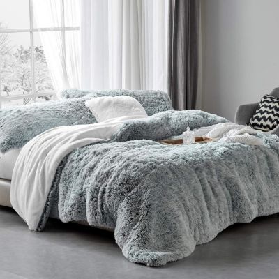 Are You Kidding - Coma Inducer Oversized Comforter Set - Frosted Navy Gray