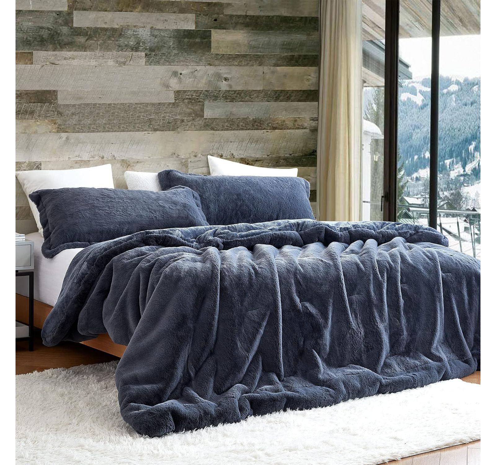 Комплект Coma Inducer Chunky Bunny Oversized King Comforter Set - Blue Steel
