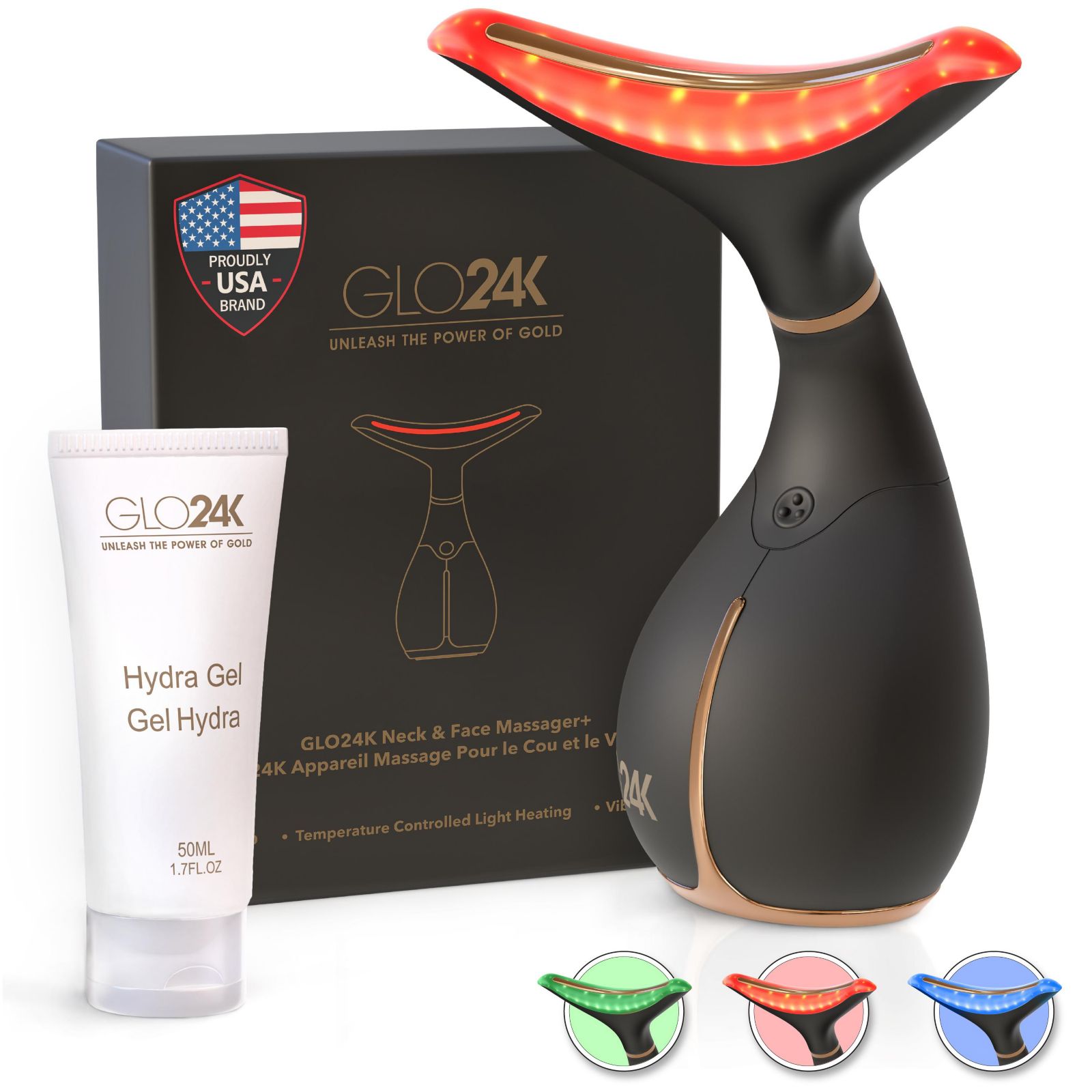 Skin Rejuvenation Beauty Device for Face and Neck +Conductive Hydra Gel