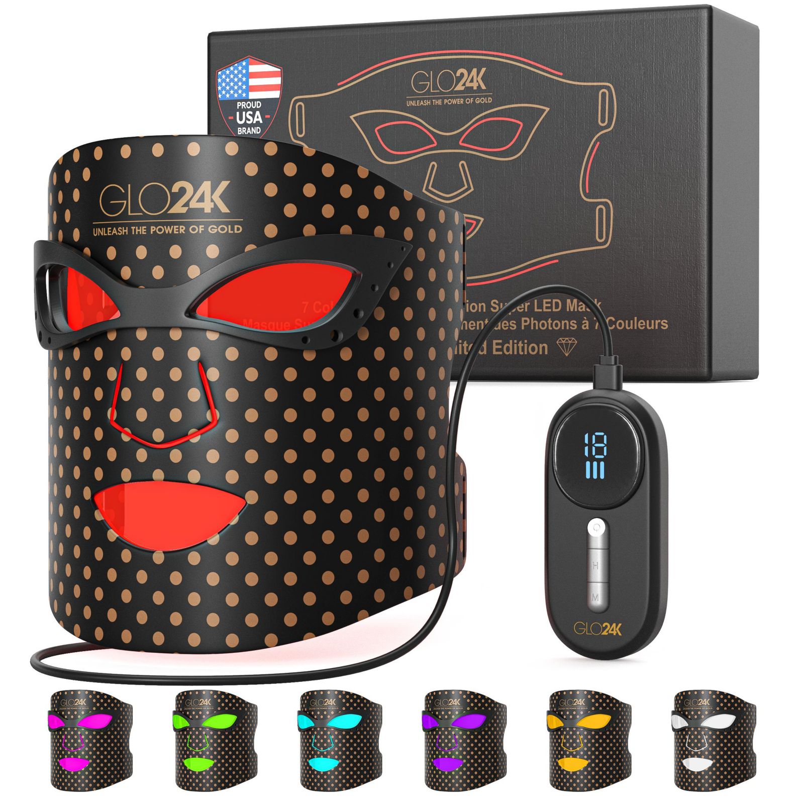 7 Color LED Photon Super Mask + NIR Technology