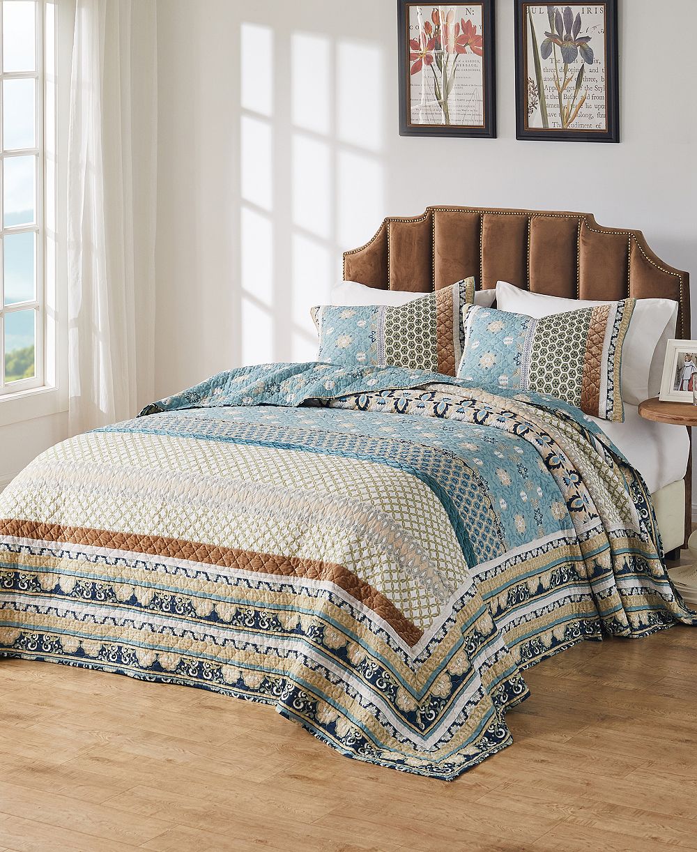 Greenland Home Fashions комплект покрывал Thalia, King