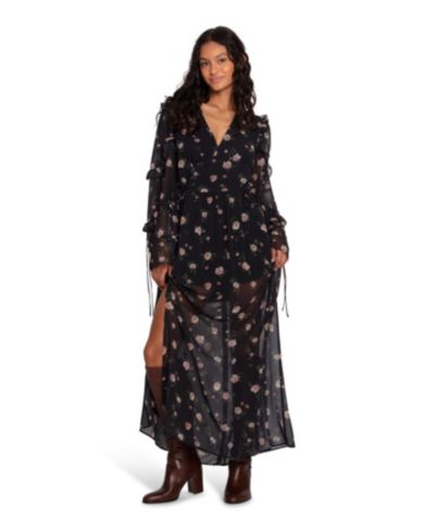 Belle & Bloom Women's Come As You Are Floral Maxi Dress