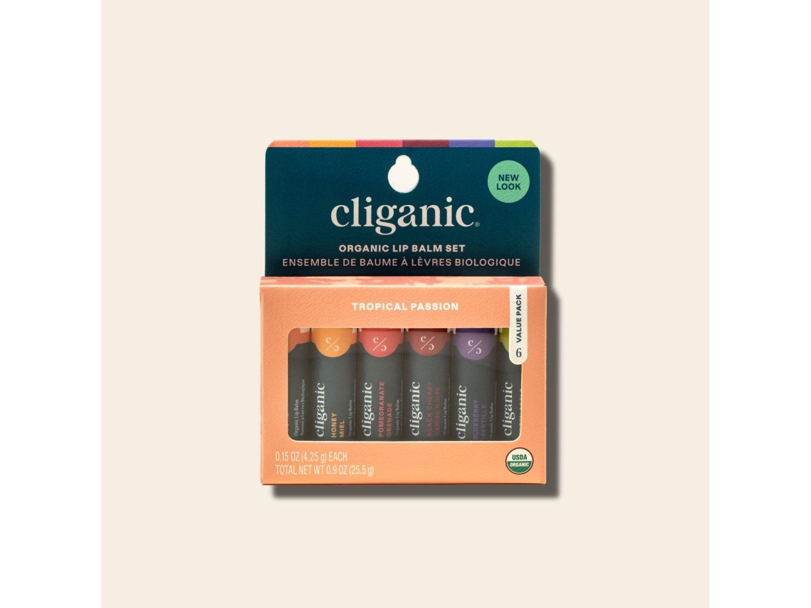 Organic Lip Balm Set - Tropical Passion